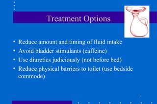urinary-incontinence urogenital system notes | PPT