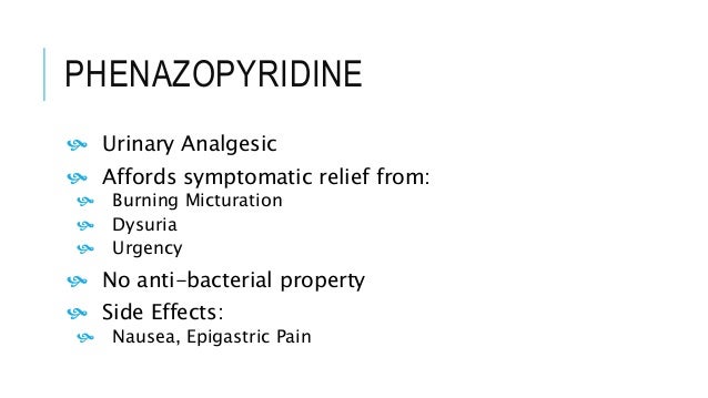 Pyridium Contraindications