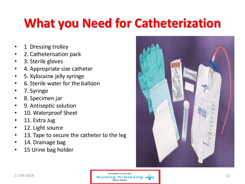 Urinary catheter care skills & asepsis