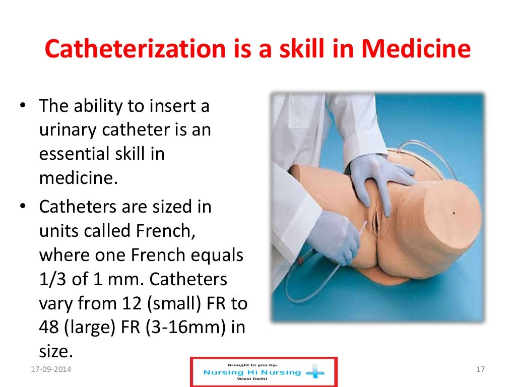 Urinary catheter care skills & asepsis