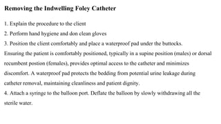 Comprehensive Guide to Urinary Catheterization Procedures and Nursing ...