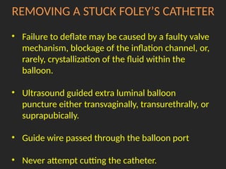 Urinary Catheterization - Foley's Catheterisation.pptx