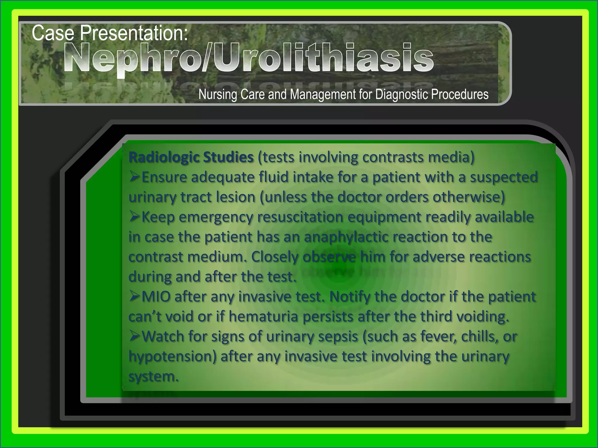 Metabolic Conditions