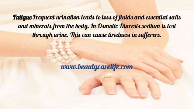 Frequent urination and fatigue