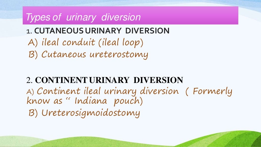 Urinary diversion