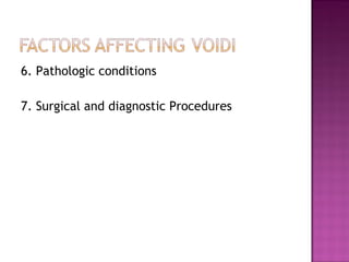 6. Pathologic conditions
7. Surgical and diagnostic Procedures
 