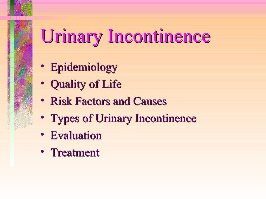 Urinary Incontinence