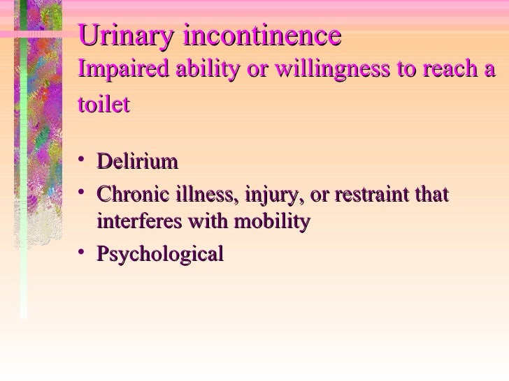 Urinary Incontinence