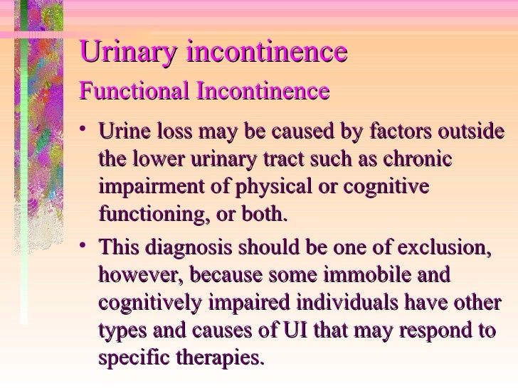 Urinary Incontinence