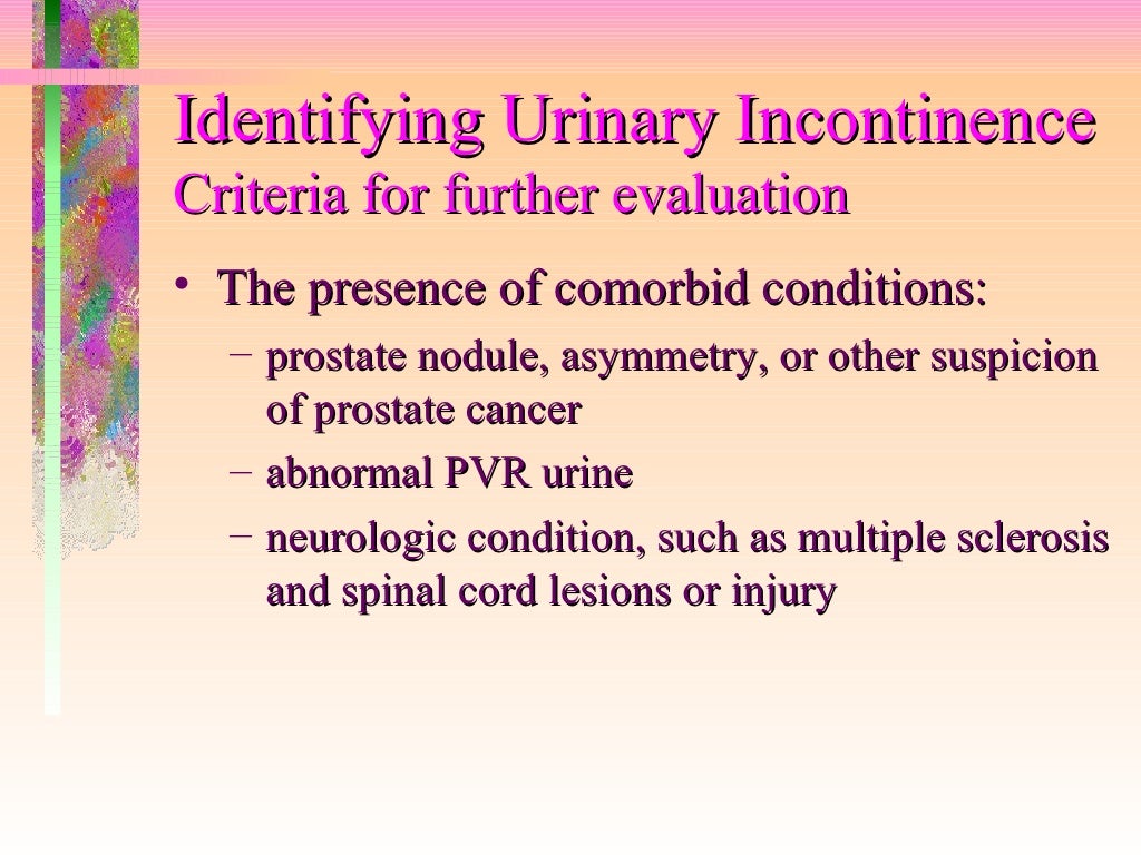 Urinary Incontinence