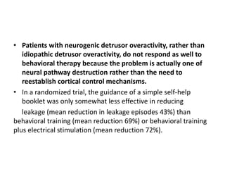 Urinary incontinence | PPTX