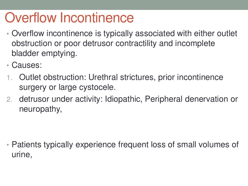 Urinary incontinence new | PDF