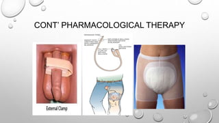 CONT’ PHARMACOLOGICAL THERAPY
 