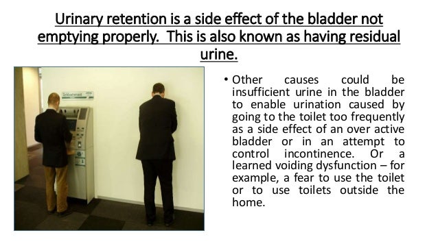Urinary retention