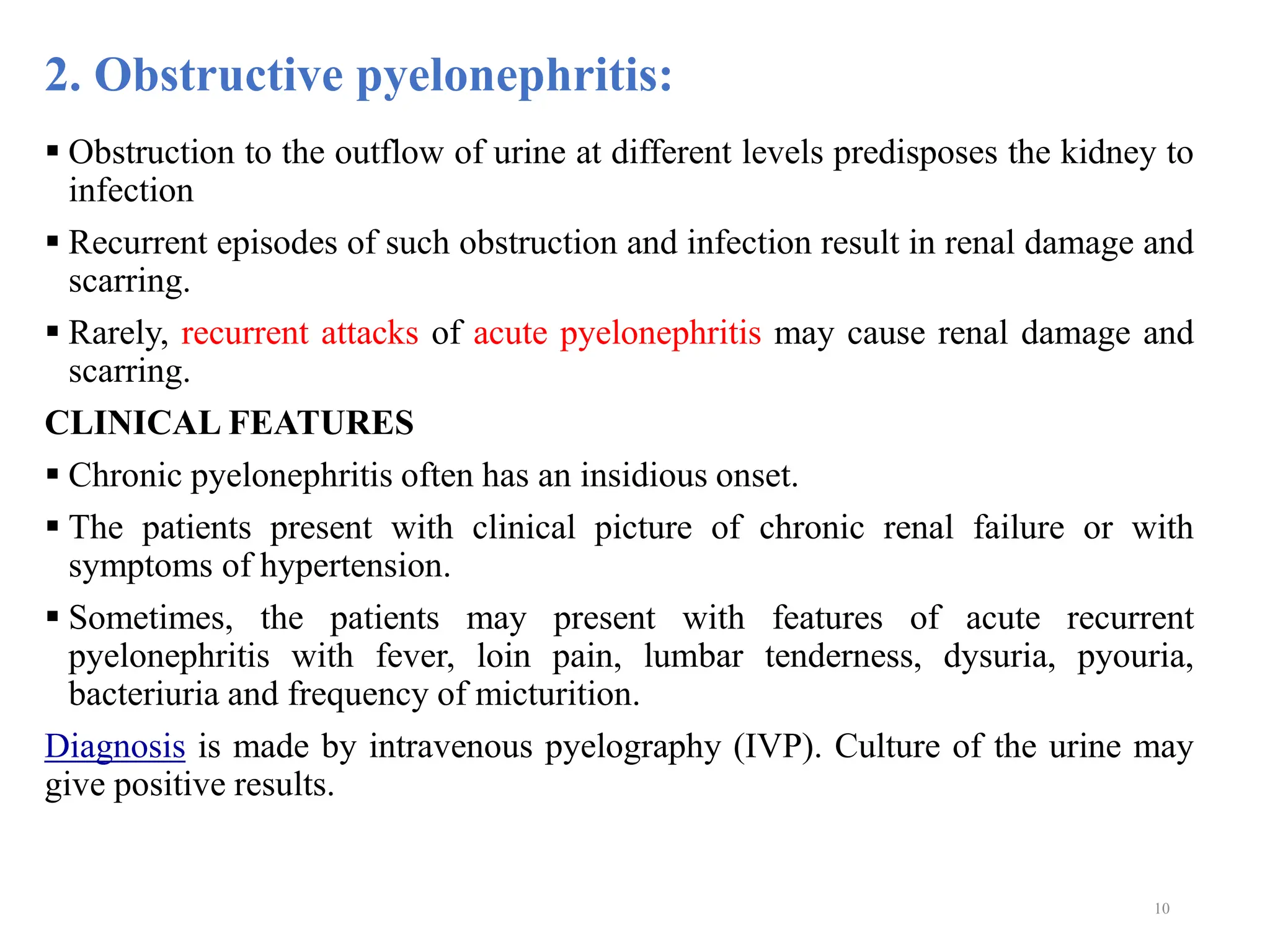 urinary track infection etiology ,cystitis,acute chronic pyelonephritis ...
