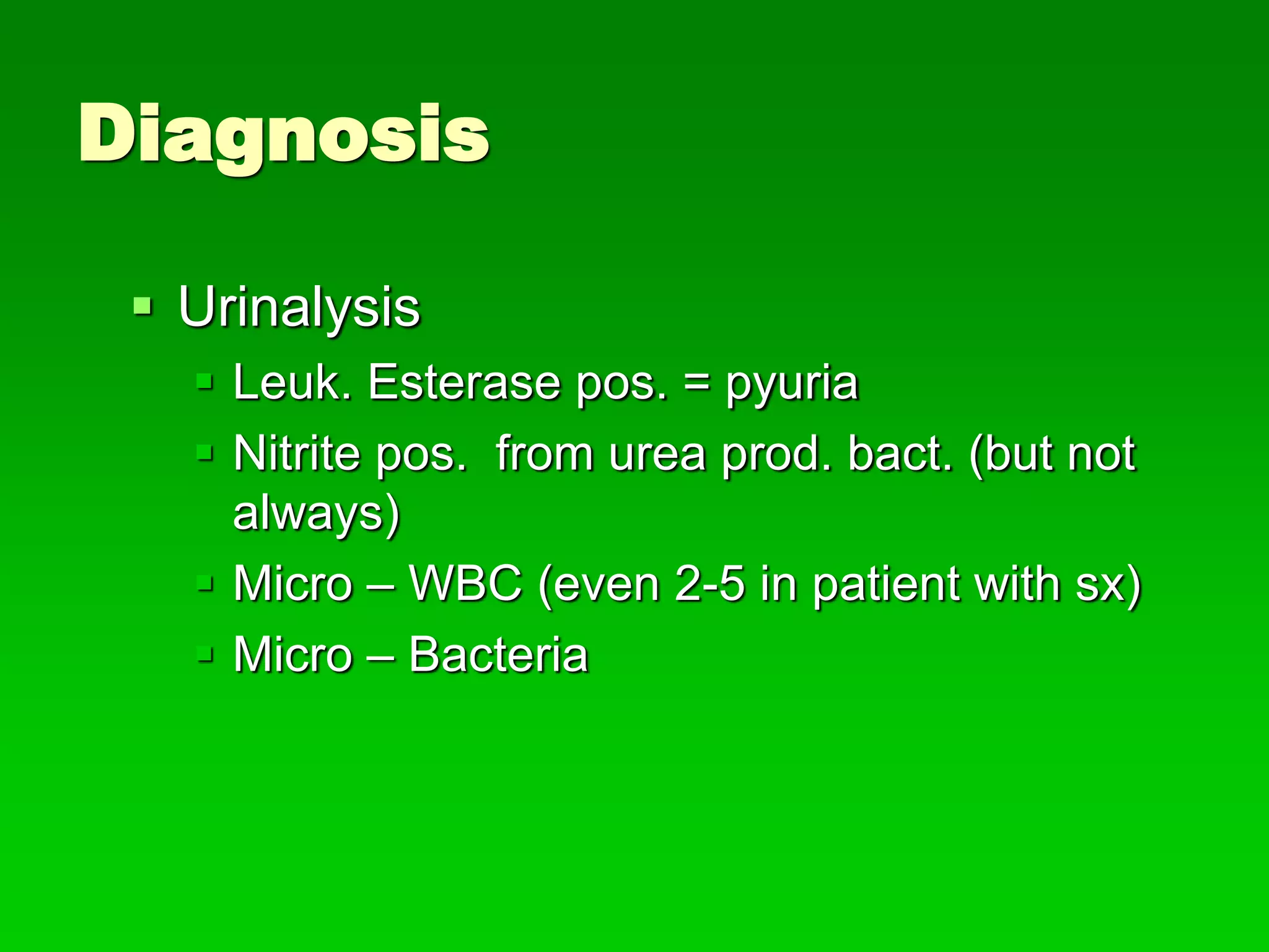 Urinary tract disorders | PPT