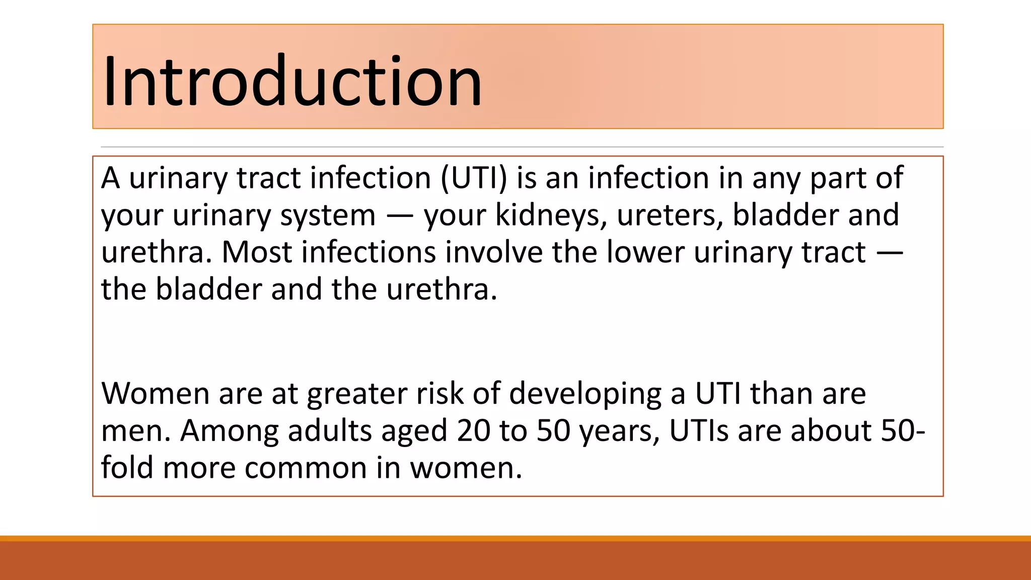 Urinary tract infection | PPTX