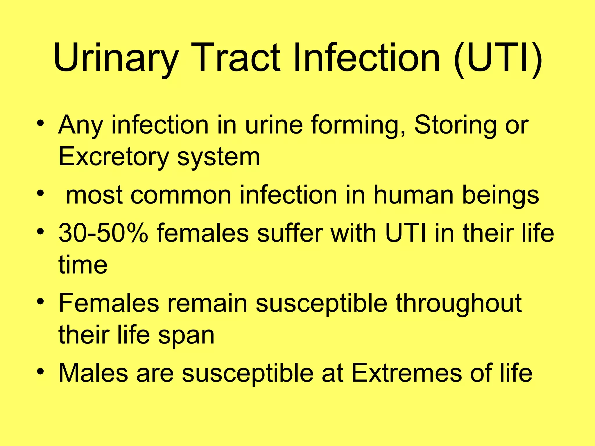Throughout Infection Urinary tract infection in females | PPT