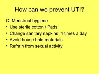 Urinary tract infection in females | PPT