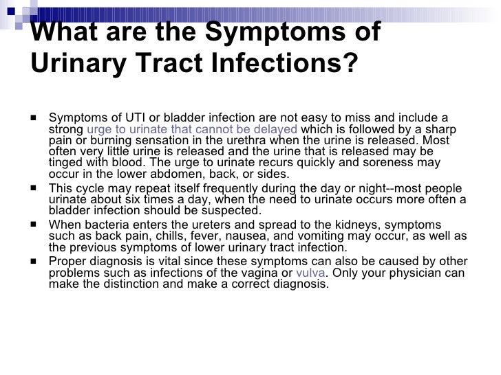 Can cialis cause urinary tract infection