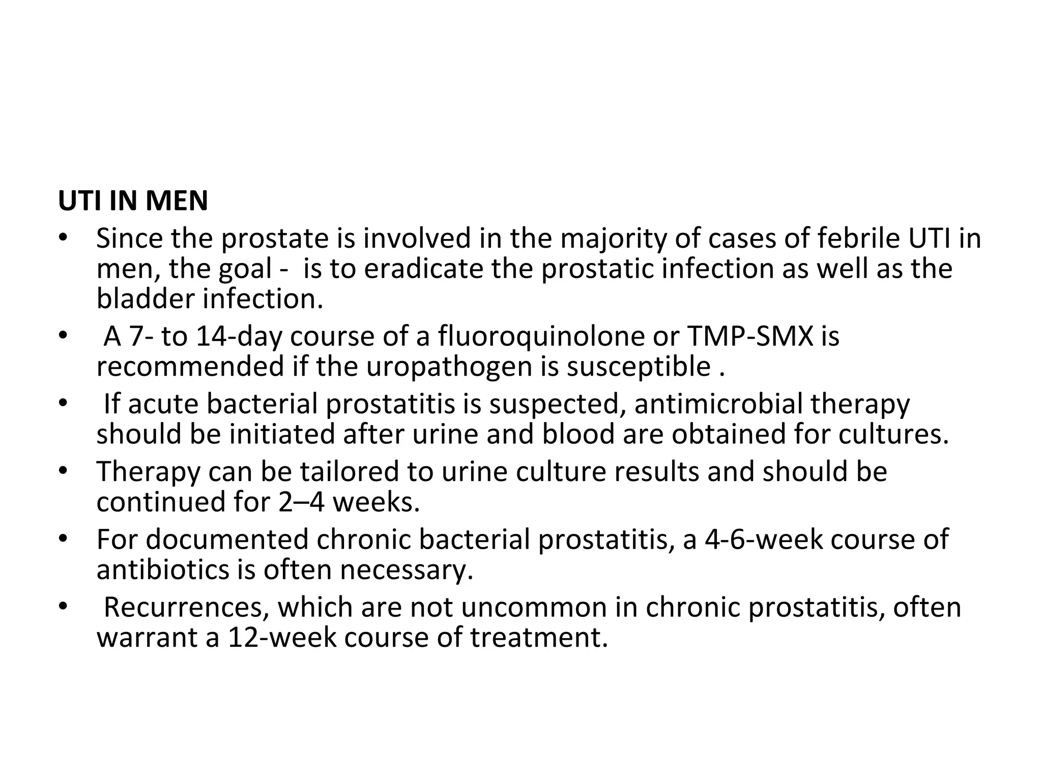 URINARY TRACT INFECTIONS in adult patients | PPTX