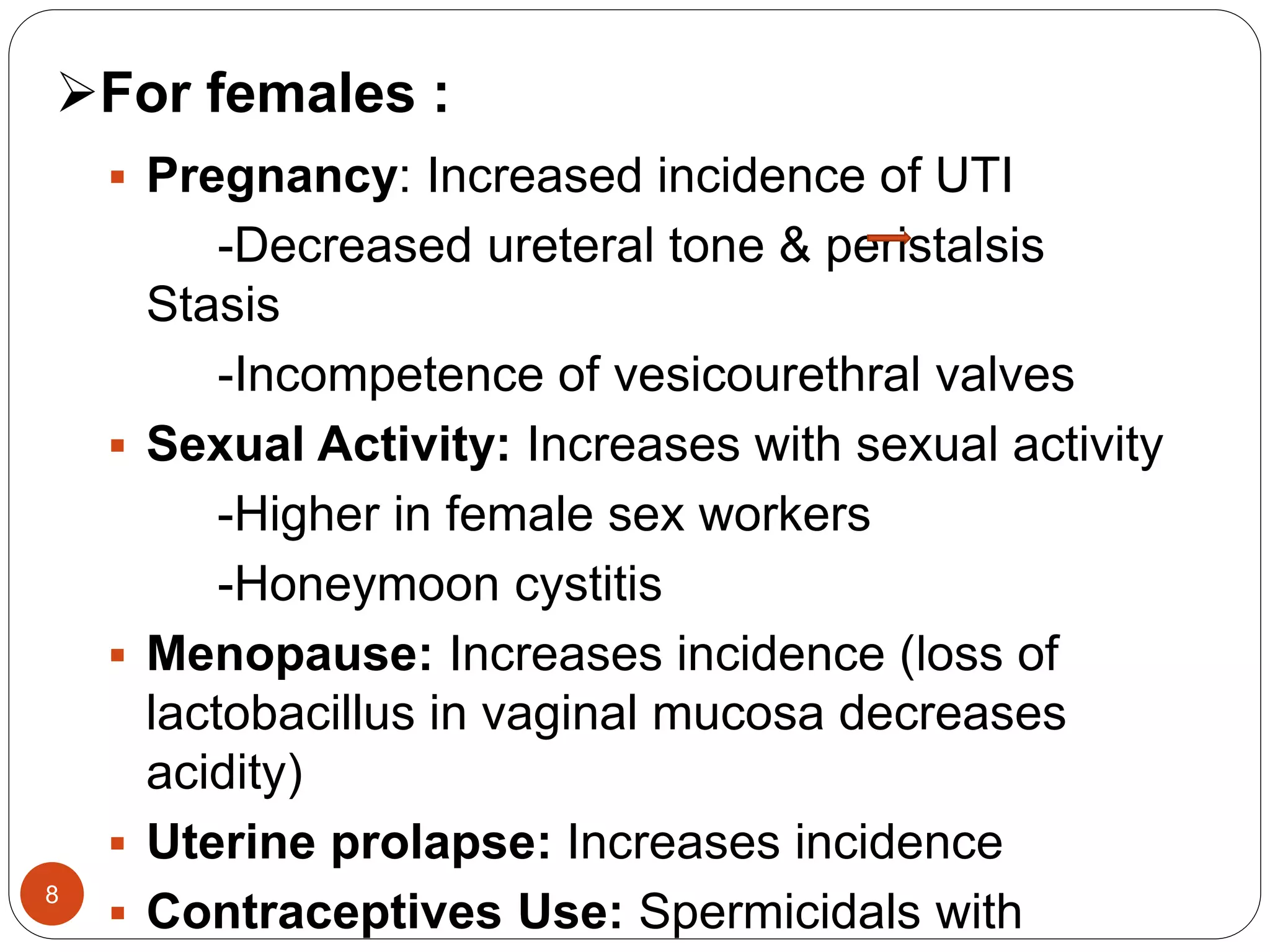 Urinary Tract Infections- Saral PPTX Sexual Conditions Sexual Health