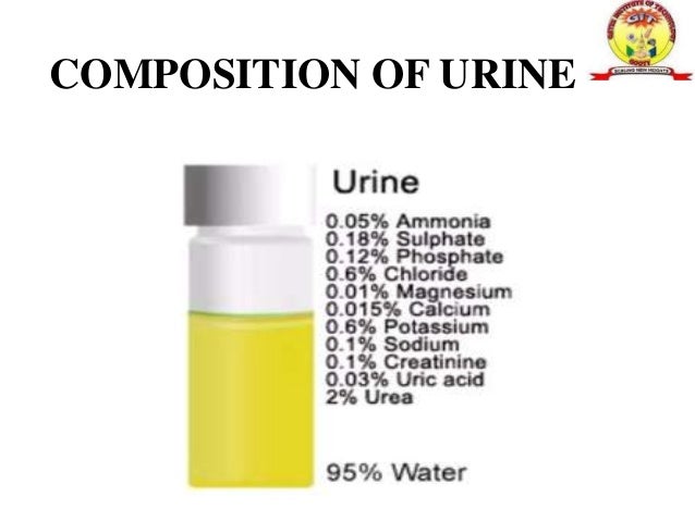 composition of urine from generated URINE power composition of urine from generated URINE power