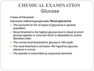 urine alaysis final biochemistry presentation