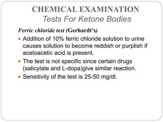 urine alaysis final biochemistry presentation
