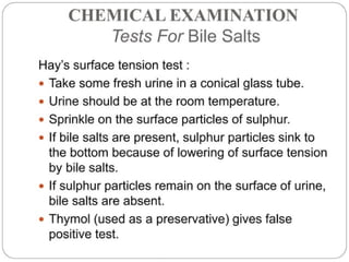 urine alaysis final biochemistry presentation
