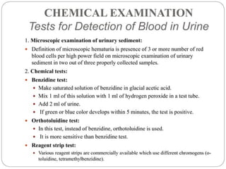 urine alaysis final biochemistry presentation