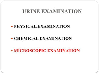 urine alaysis final biochemistry presentation