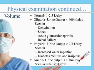 Urine analysis | PPTX