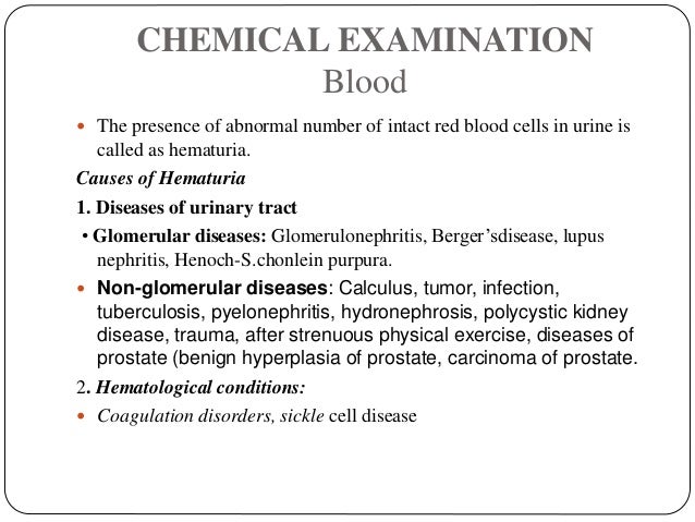 Urine Analysis