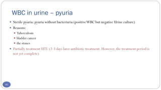 Urine analysis Dr. Ali Hussein Hadi Ph.D. Clinical chemistry | PDF