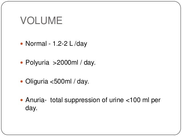 Urine examination