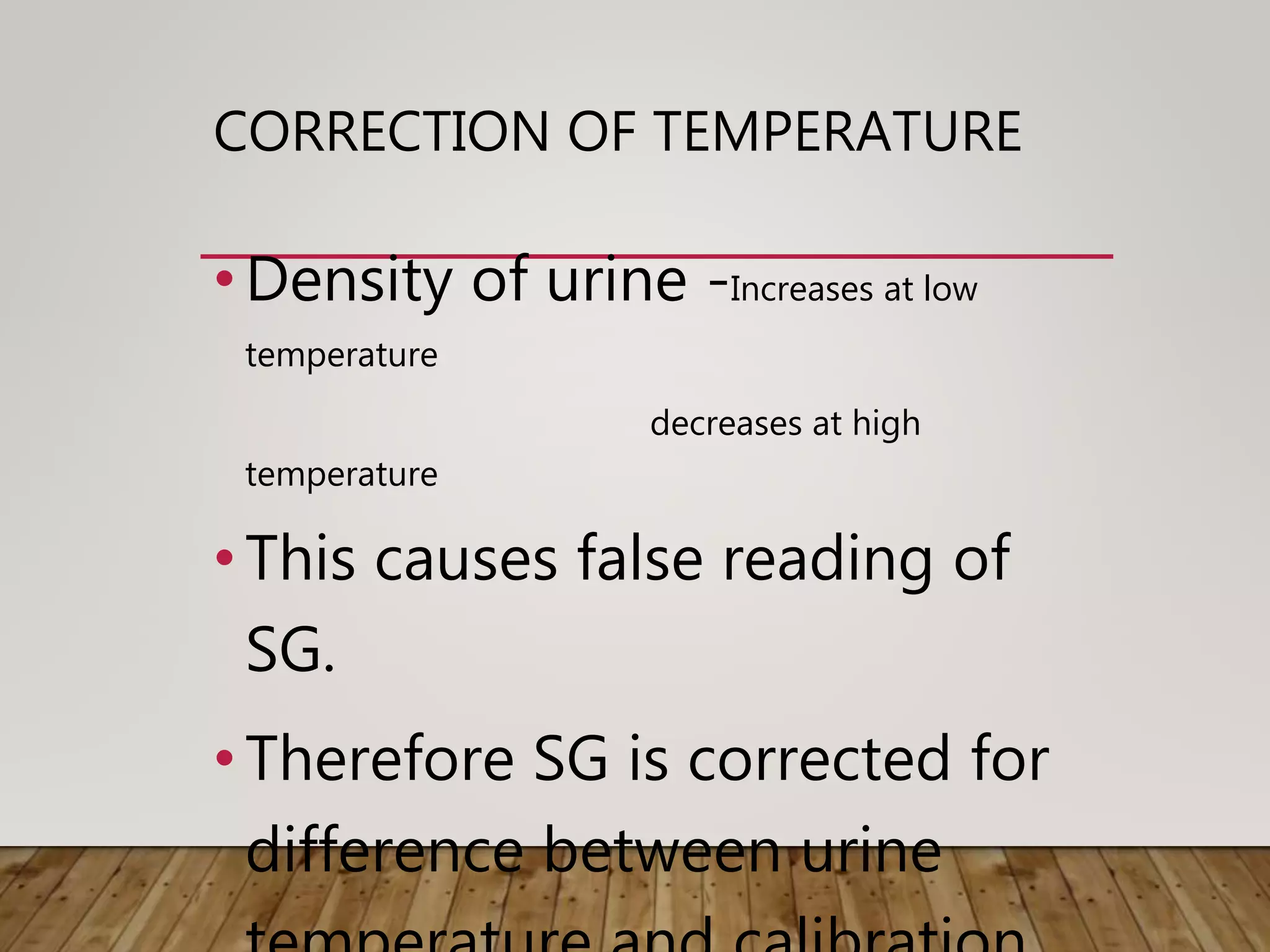 SPECIFIC GRAVITY URINE . Dr. Abhinav Golla , Associate Professor , Lab ...
