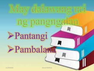 Pantangi
Pambalana
11/29/2016 Denzel Mathew 2
 