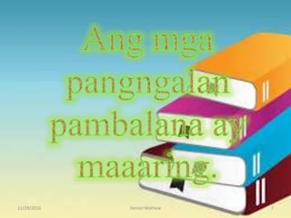 11/29/2016 Denzel Mathew 7
 