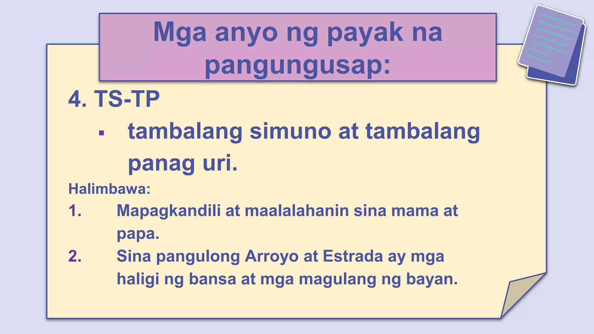 Uri ng Pangungusap ayon sa Kayarian.pptx