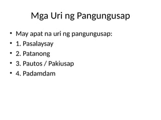 Sentences In Filipino Comprehensive Guide to the Four Types of Filipino Sentences | PPTX