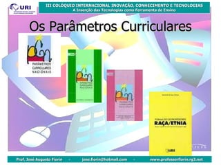 Os Parâmetros Curriculares 