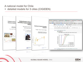 A national model for Chile+ detailed models for 3 cities (CIGIDEN)  