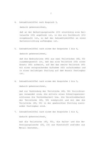 Urkunde Gebrauchsmuster