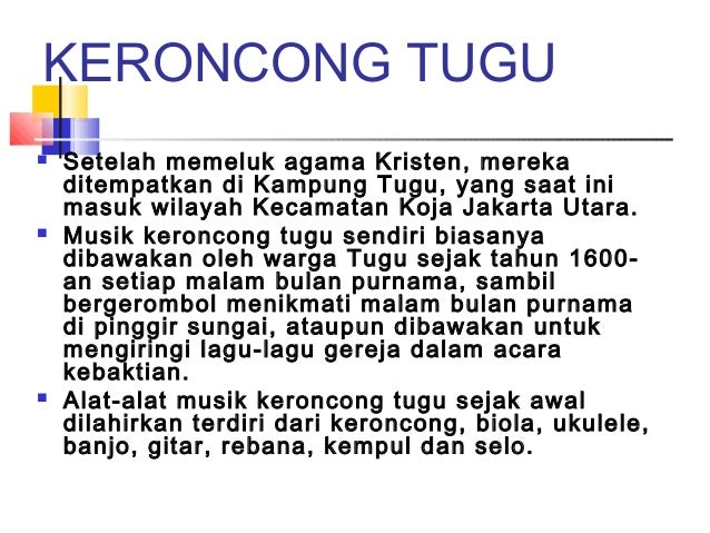 musik tradisional betawi musik tradisional betawi