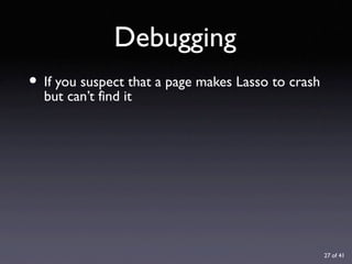 URL Design with Lasso