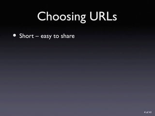 URL Design with Lasso