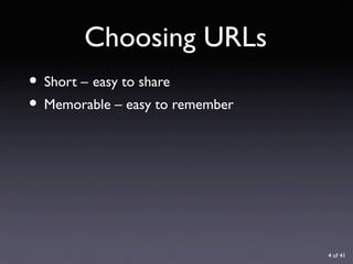 URL Design with Lasso