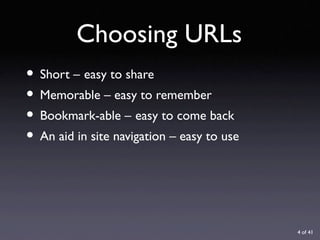 URL Design with Lasso