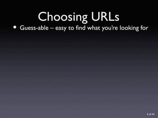 URL Design with Lasso